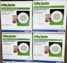Alto-falante de teto auto-amplificado Valcom 8” montagem embutida V-1020C conjunto de 4 comprar usado  Enviando para Brazil
