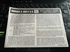 Model decal wwii for sale  EVESHAM