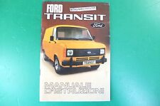 Manuale uso manuntenzione usato  Cagliari