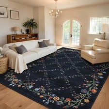 9x12 washable floral for sale  Beverly Hills