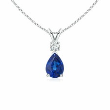 Pendant necklace pear for sale  FELTHAM