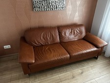 Couch leder cognac gebraucht kaufen  Mönchengladbach