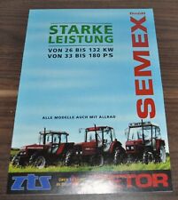 Zetor Model Range Semex Specyfikacja ciągnika Broszura Broszura Broszura na sprzedaż  PL