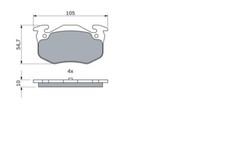 Bosch bp539 986 d'occasion  Valence
