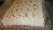 Antique blush embroidered for sale  Dekalb