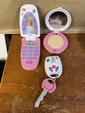 Antigo 2003 Barbie Talk With Me Flip Celular Brinquedo BE 039, Chaves, Maquiagem Compacta, usado comprar usado  Enviando para Brazil