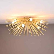 Modern starburst brass d'occasion  Expédié en Belgium