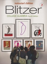Blitzer college algebra for sale  North Smithfield