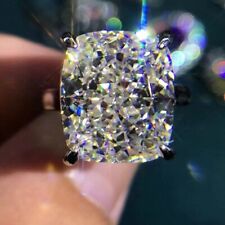 Lindo anel de diamante off white tratado com certificação 12 quilates em prata 925, usado comprar usado  Enviando para Brazil