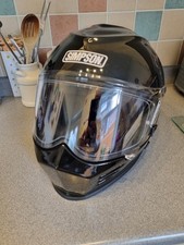 Simpson crash helmet for sale  STOKE-ON-TRENT