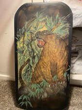 Vintage tiger carved for sale  San Antonio