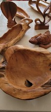 Teakholz schale 38cm gebraucht kaufen  Dessau-Roßlau