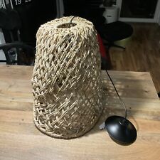 Lampe rattan korbgeflecht gebraucht kaufen  Lindau (Bodensee)