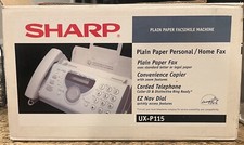 Usado, Máquina de fax de papel simples Sharp UX-P115 copiadora de telefone fac-símile escritório em casa nova na caixa comprar usado  Enviando para Brazil