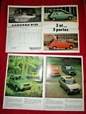 Pe.115 dépliant peugeot d'occasion  Caderousse