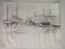 Dessin deauville yacht d'occasion  Lisieux