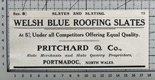 Pritchard portmadoc welsh for sale  LONDON