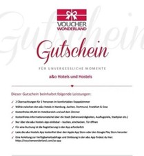 Hotel gutschein nächte gebraucht kaufen  Garz