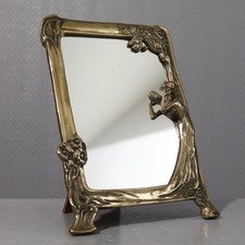 Miroir pieds laiton d'occasion  Strasbourg-