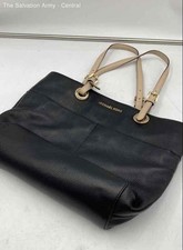 Bolsa tote de viagem Michael Kors feminina couro preto bolsos internos alça dupla comprar usado  Enviando para Brazil