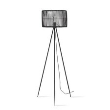 Rattan floor lamp for sale  WATFORD