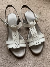 Ladies white sandals for sale  PRESTON