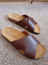 Brown leather footbed for sale  SOUTHAMPTON