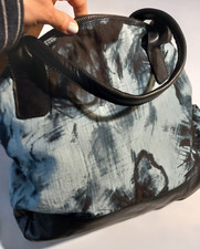 Stoff leder tasche gebraucht kaufen  Nürnberg