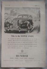 1946 humber super for sale  DARWEN