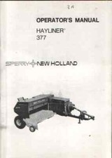 Enfardadeira New Holland 377 Hayliner manual do operador comprar usado  Enviando para Brazil
