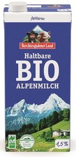 Berchtesgadener land mleko alpejskie uht (min. 1,5 % tłuszczu) bio 1 l, używany na sprzedaż  PL