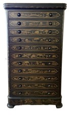 Tall chinoiserie black for sale  West Hartford