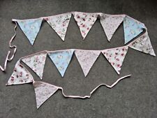 Floral fabric bunting for sale  DROITWICH