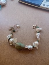 Bracciale argento925 perle usato  Sanremo
