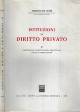 Istituzioni diritto privato usato  Italia