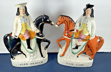 Rare pair staffordshire for sale  BARNOLDSWICK