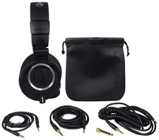 Fones de ouvido supra-auriculares Audio Technica ATH-M50X estúdio profissional com estojo comprar usado  Enviando para Brazil