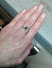 Eleganter ring gold gebraucht kaufen  München