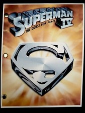 Roteiro raro Warner Bros™ SUPERMAN IV (1987) filme NUCLEAR MAN comprar usado  Enviando para Brazil
