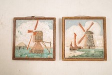 Pair vintage delft for sale  WINSFORD