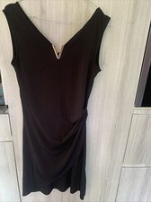 Robe noire drapée d'occasion  Saint-Laurent-du-Var