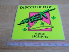 Autocollant discothèque green d'occasion  Toulon-