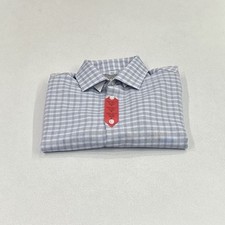 Camisa social Kenneth Cole masculina desempenho secagem rápida, azul, M (15-15.5, 34/35), usado comprar usado  Enviando para Brazil