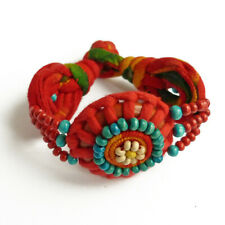 Bracelet tissu coton d'occasion  Épinay-sur-Orge