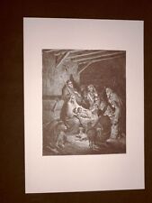 Litografia natale natività usato  Villarosa