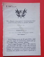 Decreto regno italia usato  Vimodrone