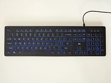 Teclado Rii RK105 USB retroiluminado por LED com teclado numérico, com tecla Windows 101+ comprar usado  Enviando para Brazil