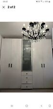 Ikea wardrobe white for sale  DAGENHAM