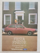 Folheto de vendas de carros Ford Fiesta Finesse c1998 #FA615 comprar usado  Enviando para Brazil