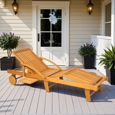 Utsunny sonnenliege holz gebraucht kaufen  Hamburg